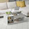 imageGiantex LiftTop Coffee Table Modern Center Table wLift Tabletop Open amp Hideaway Compartments Door Cabinet Noiseless Gas Spring Living Room Wood Rectangular Table for Home Office