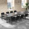 imageGiantex Waiting Room Chair Set of 2  Upholstered Reception Chairs with Mixed PU Leather Integrated Armrests Conference Chair Office Guest Chairs No Wheels for Meeting Room Lobby Chairs 1 BlackBlack