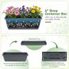 imageGiantex 5Tier Vertical Garden Planter Raised Garden Bed wDrainage System amp Removable Tray Metal Frame Elevated Planter Boxes for Herb Vegetable Flower Grow Outdoor Indoor Patio Balcony Backyard1