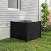 imageGiantex NoDig Air Conditioner Fence 2Panel Outdoor Privacy Screen with Metal Stakes WeatherResistant AC Unit amp Trash Bin Enclosure HOAFriendly Decorative Garden Fences 48W x 36H WhiteBlack