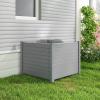 imageGiantex NoDig Air Conditioner Fence 2Panel Outdoor Privacy Screen with Metal Stakes WeatherResistant AC Unit amp Trash Bin Enclosure HOAFriendly Decorative Garden Fences 48W x 36H WhiteGray