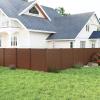 imageGiantex NoDig Air Conditioner Fence 2Panel Outdoor Privacy Screen with Metal Stakes WeatherResistant AC Unit amp Trash Bin Enclosure HOAFriendly Decorative Garden Fences 48W x 36H WhiteBrown