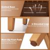 imageGiantex Outdoor Planter with Storage Box Wooden Planter Box with Lid amp Gas Rod Multifunctional Garden Planter Package Drop Boxes for Pool Accessories Garden Tools Porch amp Balcony Organization