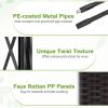 imageGiantex Planter Boxes with Arch Trellis 5FT SelfWatering Tall Raised Garden Bed wWheels Hanging Roof amp Drainage Holes Outdoor Indoor Tomato Planter for Climbing Vines Vegetables 60x16x5861x16x64