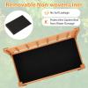 imageGiantex Raised Garden Bed with Trellis Wooden Elevated Planter Box with Legs Drainage Holes for Climbing Plants Vines Vegetables Flowers Herbs Outdoor Horticulture Planter for Patio Yard BrownBrown