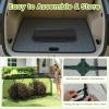 imageGiantex 108 x 48 x 47 Tunnel Crop Cage Large Portable Plant Protection Tent w 3 Rollup Zippered Doors amp Carrying Bag Raised Garden Bed Netting Cover for Vegetables Fruits Flowers98 x 48 x 48