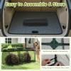 imageGiantex 108 x 48 x 47 Tunnel Crop Cage Large Portable Plant Protection Tent w 3 Rollup Zippered Doors amp Carrying Bag Raised Garden Bed Netting Cover for Vegetables Fruits Flowers108 x 48 x 47
