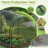 imageGiantex 108 x 48 x 47 Tunnel Crop Cage Large Portable Plant Protection Tent w 3 Rollup Zippered Doors amp Carrying Bag Raised Garden Bed Netting Cover for Vegetables Fruits Flowers98 x 48 x 48
