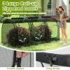 imageGiantex 108 x 48 x 47 Tunnel Crop Cage Large Portable Plant Protection Tent w 3 Rollup Zippered Doors amp Carrying Bag Raised Garden Bed Netting Cover for Vegetables Fruits Flowers108 x 48 x 47