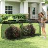imageGiantex 108 x 48 x 47 Tunnel Crop Cage Large Portable Plant Protection Tent w 3 Rollup Zippered Doors amp Carrying Bag Raised Garden Bed Netting Cover for Vegetables Fruits Flowers108 x 48 x 47