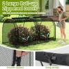 imageGiantex 108 x 48 x 47 Tunnel Crop Cage Large Portable Plant Protection Tent w 3 Rollup Zippered Doors amp Carrying Bag Raised Garden Bed Netting Cover for Vegetables Fruits Flowers98 x 48 x 48