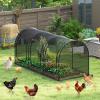 imageGiantex 108 x 48 x 47 Tunnel Crop Cage Large Portable Plant Protection Tent w 3 Rollup Zippered Doors amp Carrying Bag Raised Garden Bed Netting Cover for Vegetables Fruits Flowers108 x 48 x 47