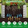 imageGiantex 2 Pack 4 x 2 x 2 FT Galvanized Raised Garden Bed Rectangular Metal Planter Box with OpenEnded Base for Sapling Vegetable Flower Fruit Outdoor Plant Container Kit for Patio amp Lawn Sliver2