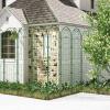 imageGiantex 2 Pack Garden Trellis 72 FT Tall Galvanized Steel Trellis for Climbing Plants Outdoor for Patio Lawn Wall Decor Plant Trellis for Vine Cucumber Tomato Flower Clematis Roses WhiteGreen