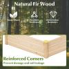 imageGiantex 3Tier Raised Garden Bed Tiered Planter Box wOpenEnded Base Fir Wood Elevated Raised Beds for Gardening Vegetable Flower Herb Fruit Perfect for Patio Lawn Backyard40lx40wx12h