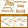 imageGiantex 3Tier Raised Garden Bed Tiered Planter Box wOpenEnded Base Fir Wood Elevated Raised Beds for Gardening Vegetable Flower Herb Fruit Perfect for Patio Lawn Backyard925Lx95Wx11H
