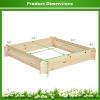imageGiantex 3Tier Raised Garden Bed Tiered Planter Box wOpenEnded Base Fir Wood Elevated Raised Beds for Gardening Vegetable Flower Herb Fruit Perfect for Patio Lawn Backyard40lx 40wx 65h