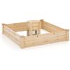 imageGiantex 3Tier Raised Garden Bed Tiered Planter Box wOpenEnded Base Fir Wood Elevated Raised Beds for Gardening Vegetable Flower Herb Fruit Perfect for Patio Lawn Backyard49Lx49Wx10H