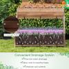 imageGiantex 3Tier Vertical Raised Garden Bed Wood Elevated Planter Box with Legs Storage Shelf Liners for Growing Vegetables Herbs Flowers Indoor Outdoor Freestanding Raised Bed for Patio Natural44x36x 35