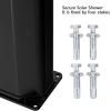 imageGiantex 72Ft 55 Gallon 2Section Solar Heated Outdoor Shower Temperature and Pressure Adjustment Easy Installation Pool Shower for Backyard Garden Beach SpaBlack