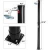 imageGiantex 72Ft 55 Gallon 2Section Solar Heated Outdoor Shower Temperature and Pressure Adjustment Easy Installation Pool Shower for Backyard Garden Beach SpaBlack