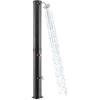 imageGiantex 72Ft 55 Gallon 2Section Solar Heated Outdoor Shower Temperature and Pressure Adjustment Easy Installation Pool Shower for Backyard Garden Beach SpaBlack