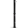 imageGiantex 72Ft 55 Gallon 2Section Solar Heated Outdoor Shower Temperature and Pressure Adjustment Easy Installation Pool Shower for Backyard Garden Beach SpaBlack