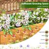 imageGiantex Acacia Wood Raised Garden Bed 44x23x16 Rectangular Planter Box wBlack Liner for Growing Vegetable Flower Herb Fruit Easy Assembly Outdoor Planting Bed for Backyard Garden LawnOrange