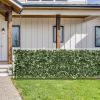 imageGiantex Artificial Ivy Privacy Fence 2 Pack  120 x 40 Artificial Hedges Fence Faux Lily Leaf Greenery Wall Screen Decorative Outdoor Privacy Screen for Garden Patio Balcony Dark Green