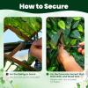 imageGiantex Expandable Fence Privacy Screen  Decorative Faux Purple Eucalyptus Fencing Panel for Balcony Artificial Hedges with PE Leaves and Willow for Outdoors Garden Patio Deck Apartment 1 PackGreen Ivy