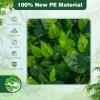imageGiantex Expandable Fence Privacy Screen  Decorative Faux Purple Eucalyptus Fencing Panel for Balcony Artificial Hedges with PE Leaves and Willow for Outdoors Garden Patio Deck Apartment 1 PackGreen Ivy