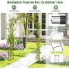 imageGiantex Metal Garden Arbor 75 FT Heavy Duty Arch Trellis for Climbing Plants Decorative Outdoor Garden Archway with Pointed Legs Wedding Arbor for Party Backyard Lawn Ceremony Decoration66W x 95H
