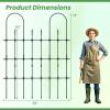 imageGiantex Outdoor Garden Trellis for for Climbing Plants 73 Tall Trellis wRustproof PE Coated Metal Pipes Garden Fence for Vine Cucumber Tomato Flower Clematis Roses Outdoor Patio Lawn Decor