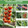 imageGiantex Outdoor Garden Trellis for for Climbing Plants 73 Tall Trellis wRustproof PE Coated Metal Pipes Garden Fence for Vine Cucumber Tomato Flower Clematis Roses Outdoor Patio Lawn Decor