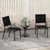 imageGiantex Outdoor Patio Dining Chair Set of 4 Armless Dining Chair with Breathable Fabric Seat amp Backrest Heavy Duty Aluminum Frame Outside Lightweight Patio Chairs for Porch Garden Yard Poolside2 Count Pack of 1