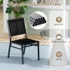 imageGiantex Outdoor Patio Dining Chair Set of 4 Armless Dining Chair with Breathable Fabric Seat amp Backrest Heavy Duty Aluminum Frame Outside Lightweight Patio Chairs for Porch Garden Yard Poolside4 Count Pack of 1