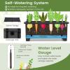 imageGiantex Raised Garden Bed with Legs amp Trellis for Climbing Plants SelfWatering Planter Box wWater Level Gauge for Vine Flower Herb Vegetable 295x135x76295x135x76
