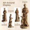imageGiantex St Francis Garden Statue with Bird Feeder 245 Outdoor Saint Francis Statue with Animals WeatherResistant Magnesium Oxide Religious Sculpture for Garden Patio Prayer Catholic Yard DecorSaint Francis  with Animals