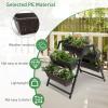 imageGiantex Vertical Raised Garden Bed 5 Planter Boxes Container wDrainage Holes 31H Freestanding HeavyDuty Metal Frame Indoor Outdoor Raised Bed for Vegetables Herbs Flowers to Grow2
