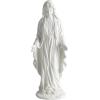 imageGiantex Virgin Mary Garden Statue 295 Blessed Mother Outdoor Religious Statue with Serpent WeatherResistant MgO Catholic Yard Decor for Lawn Patio Prayer Garden amp Memorial Distressed Ivory