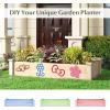 imageGiantex Wooden Raised Garden Bed Rectangular Planter Box for Vegetables Fruits Flowers Herbs 48 Lx24 Wx10 H Outdoor Elevated Planting Bed for Garden Backyard Lawn Patio48x24x10