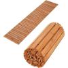 imageGiantex Garden Pathway Roll Up  12ft Wood Walkway 22 inch Width No Assembly Required Outdoor Decorative Boardwalk Sidewalk Flooring Pavers for Lawns Backyard Patio Wedding Carbonized BrownGolden Teak