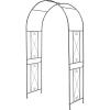 imageGiantex Metal Garden Arbor 75 FT Heavy Duty Arch Trellis for Climbing Plants Decorative Outdoor Garden Archway with Pointed Legs Wedding Arbor for Party Backyard Lawn Ceremony Decoration475w X 87h