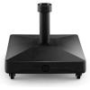 imageGiantex Umbrella Base with Wheels 54 lbs Fillable Mobile Umbrella Base Water or Sand Filled Heavy Duty Weighted Market Table Umbrella Stand Holder for Patio Poolside Deck Garden Outdoor