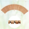 image:imageGiantex 12 FT Wooden Garden Pathway 215 W Roll Out Hardwood Walkway with NonSlip Surface Tools Free Assembly Outdoor Rustic Decorative Boardwalk Flooring Pavers for Backyard Carbonized BrownGolden Teak