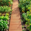 image:imageGiantex 12 FT Wooden Garden Pathway 215 W Roll Out Hardwood Walkway with NonSlip Surface Tools Free Assembly Outdoor Rustic Decorative Boardwalk Flooring Pavers for Backyard Carbonized BrownGolden Teak