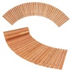 image:imageGiantex 12 FT Wooden Garden Pathway 215 W Roll Out Hardwood Walkway with NonSlip Surface Tools Free Assembly Outdoor Rustic Decorative Boardwalk Flooring Pavers for Backyard Carbonized BrownGolden Teak