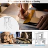image:imageGiantex 3 Step Ladder Lightweight 3in1 Multifunctional Step Ladder wAntiSlip Reversible Pedal Hollow Handle Design Used for Storage Shelf Sitting Chair Folding Pine Wood Step LaddersWhite