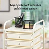 image:imageGiantex Plastic Boxes 10 Drawer Rolling Organizer Cart Utility Storage Tools Scrapbook Paper MultiUse Yellow