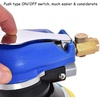 image:imageGiantex Pneumatic Sander Air Palm Random Orbital Sander Dual Action Pneumatic Polisher Suitable for Parts Such as Car Body Furniture etc Speed Adjustable Grinding Sanding with Pad 6 inch
